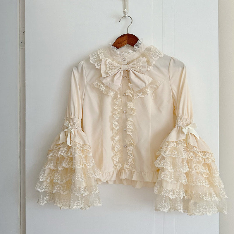 Hanguliang - Heartbeat of Love - Sweet Lolita tiered lace JSK