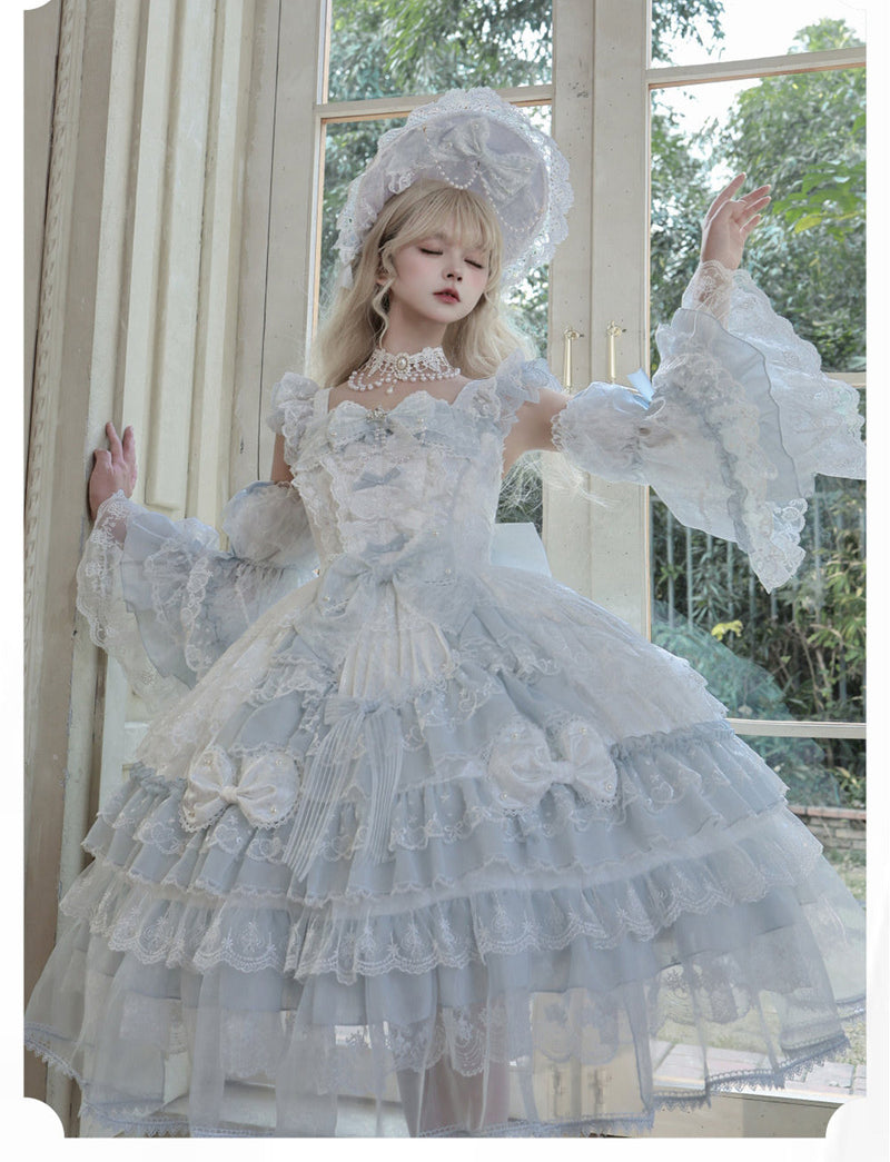 Pear Island Tea - Overture of Spring - Sweet lolita jumper skirt
