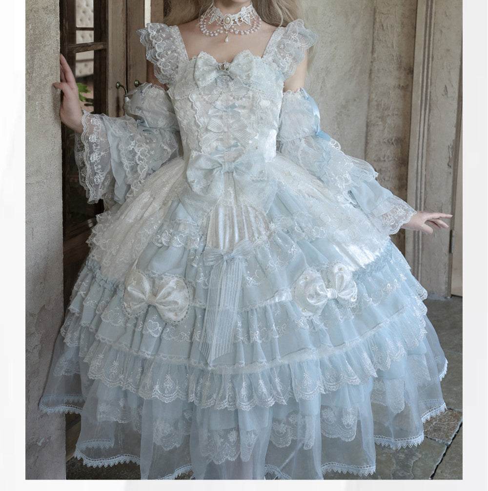 Pear Island Tea - Overture of Spring - Sweet lolita jumper skirt