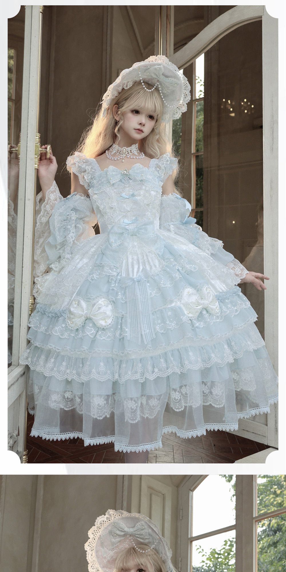 Pear Island Tea - Overture of Spring - Sweet lolita jumper skirt
