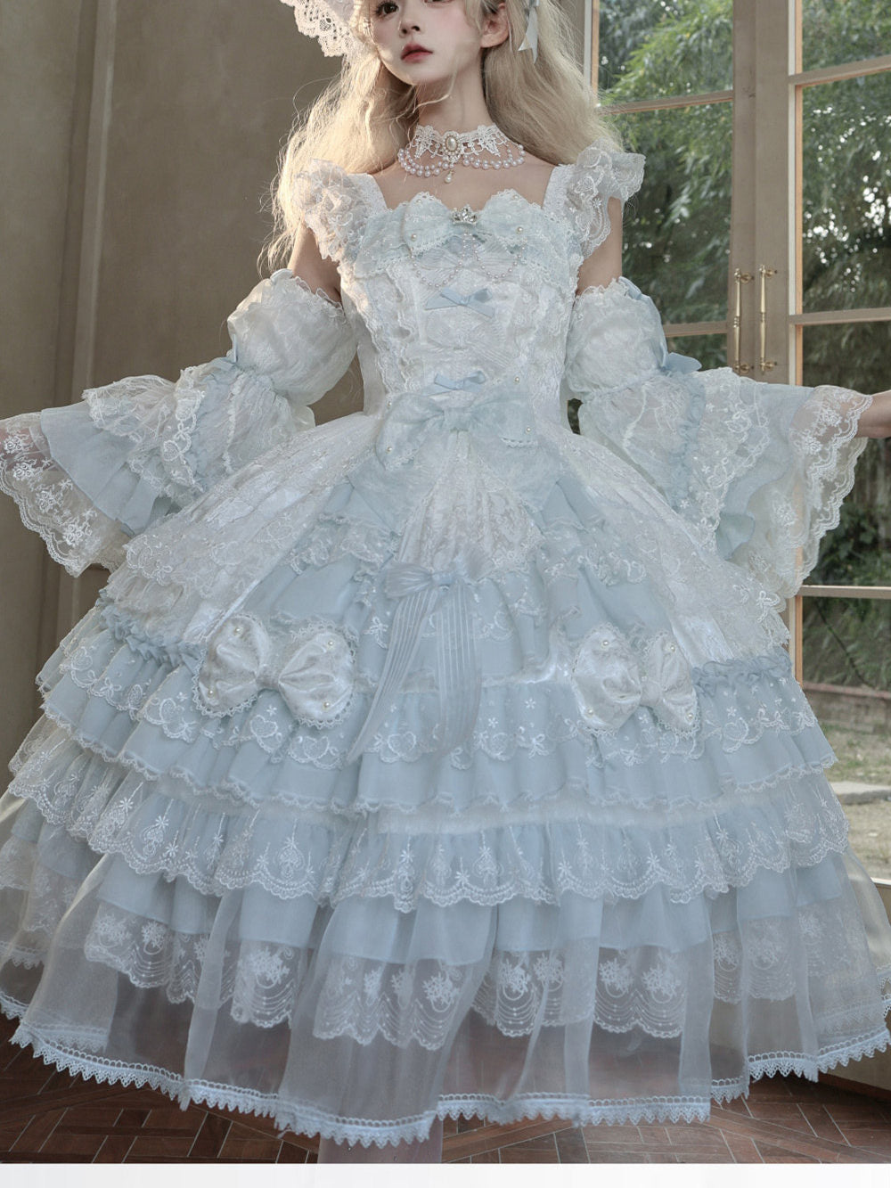 Pear Island Tea - Overture of Spring - Sweet lolita jumper skirt