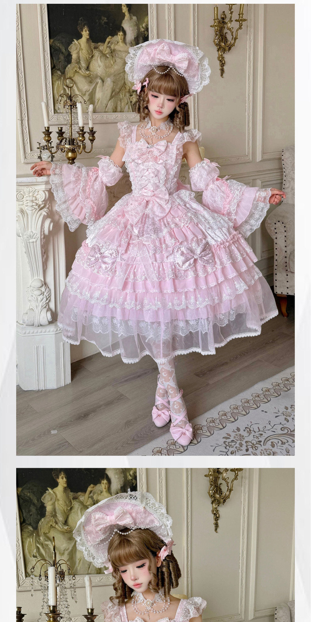 Pear Island Tea - Overture of Spring - Sweet lolita jumper skirt