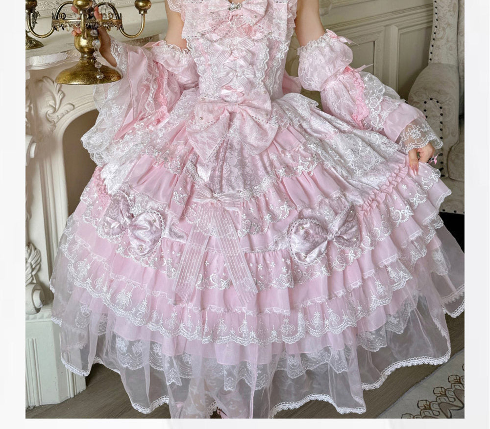 Pear Island Tea - Overture of Spring - Sweet lolita jumper skirt