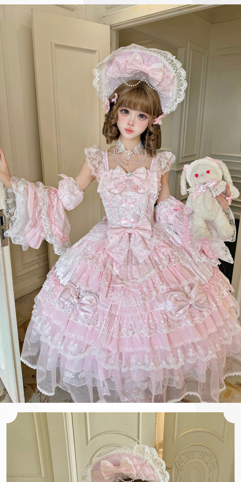 Pear Island Tea - Overture of Spring - Sweet lolita jumper skirt
