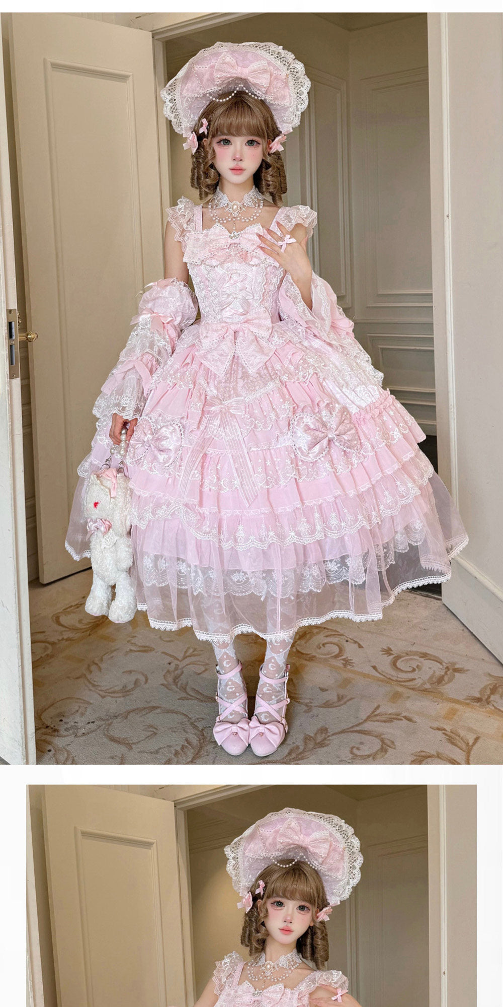 Pear Island Tea - Overture of Spring - Sweet lolita jumper skirt