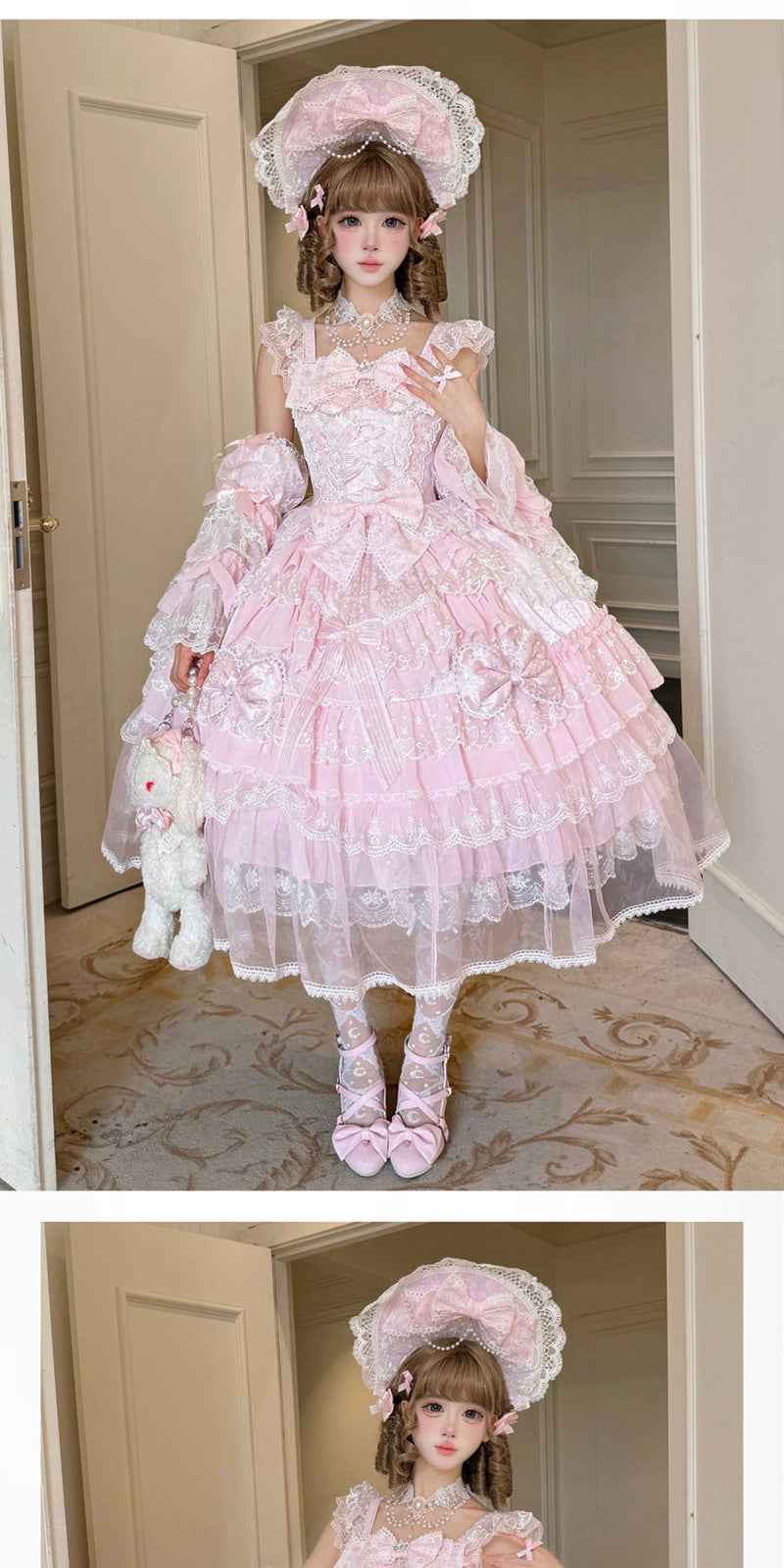 Pear Island Tea - Overture of Spring - Sweet lolita jumper skirt