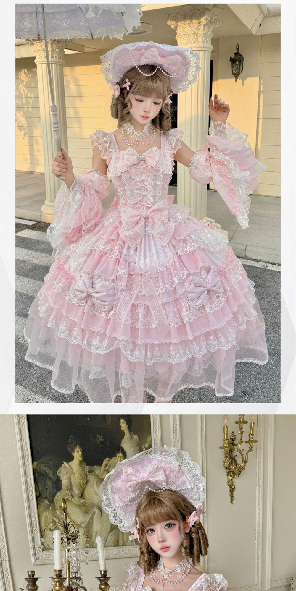 Pear Island Tea - Overture of Spring - Sweet lolita jumper skirt