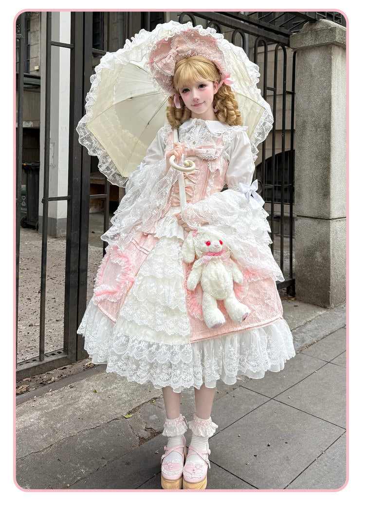 Jelly Girl - Princess Sleeve - Bell-Cuff Blouse