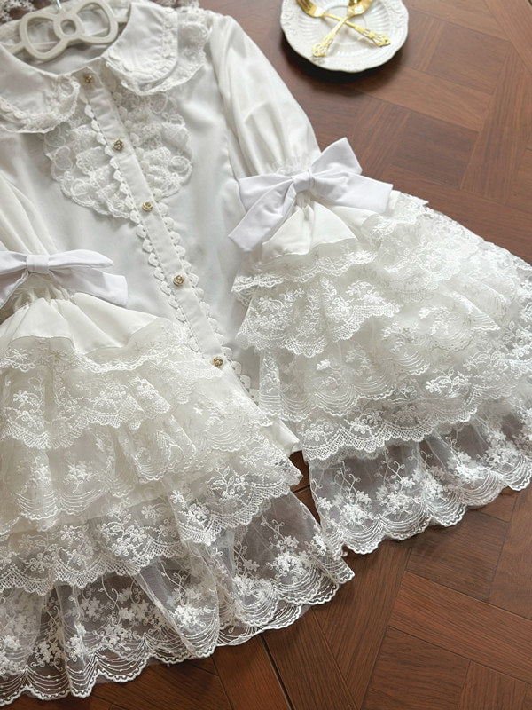 Jelly Girl - Princess Sleeve - Bell-Cuff Blouse