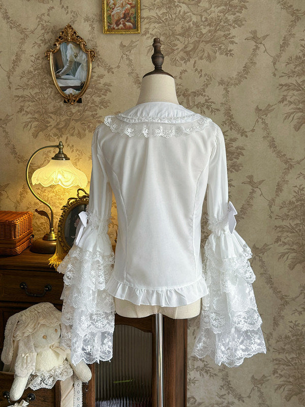 Jelly Girl - Princess Sleeve - Bell-Cuff Blouse
