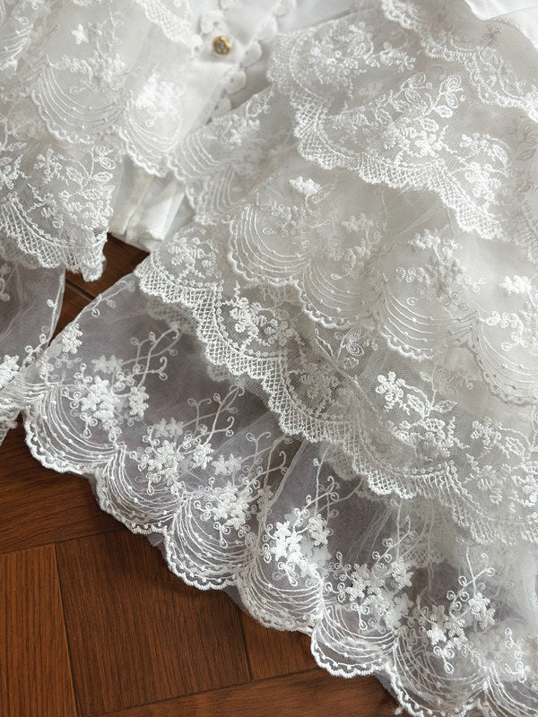 Jelly Girl - Princess Sleeve - Bell-Cuff Blouse