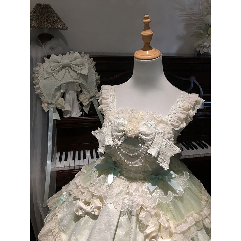 Creamy - Green Ballet - Camisole JSK Dress