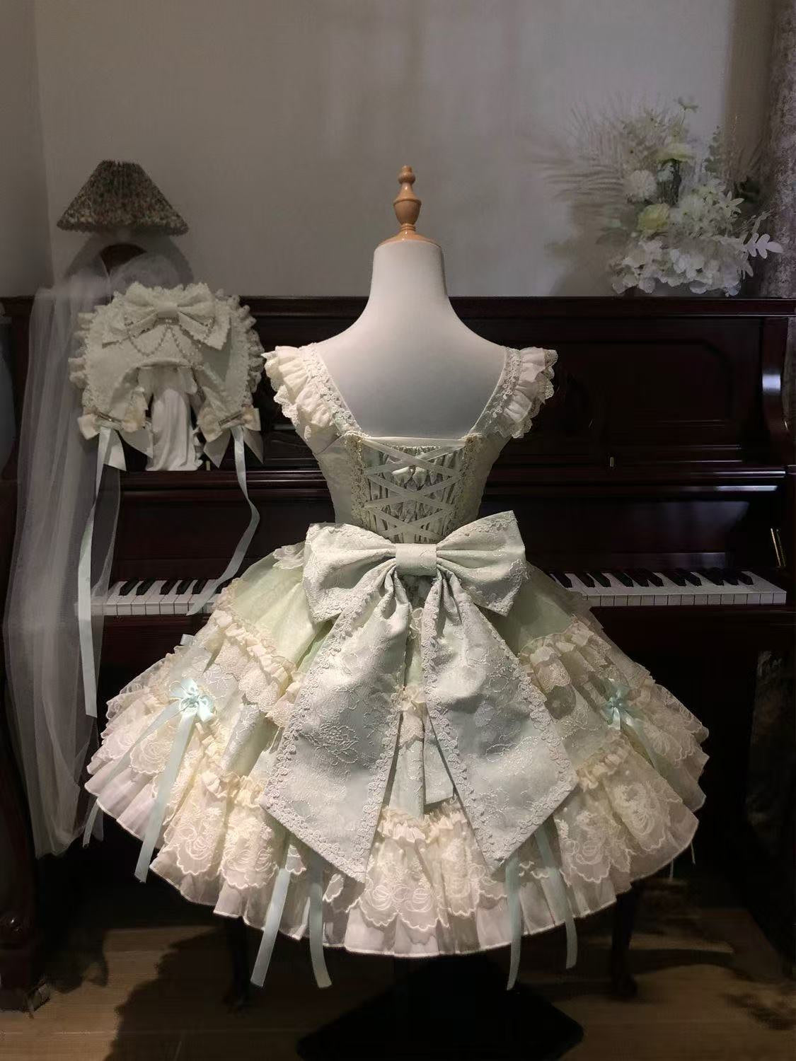 Creamy - Green Ballet - Camisole JSK Dress