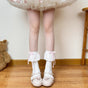 weiße Socken rosa Schleife / Einheitsgröße