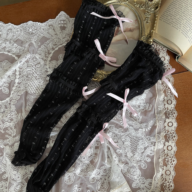 Sock Noble - Y2K Layered Lolita Socks - Mid-calf socks