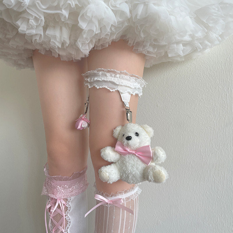 Sock Noble - Y2K Layered Lolita Socks - Mid-calf socks