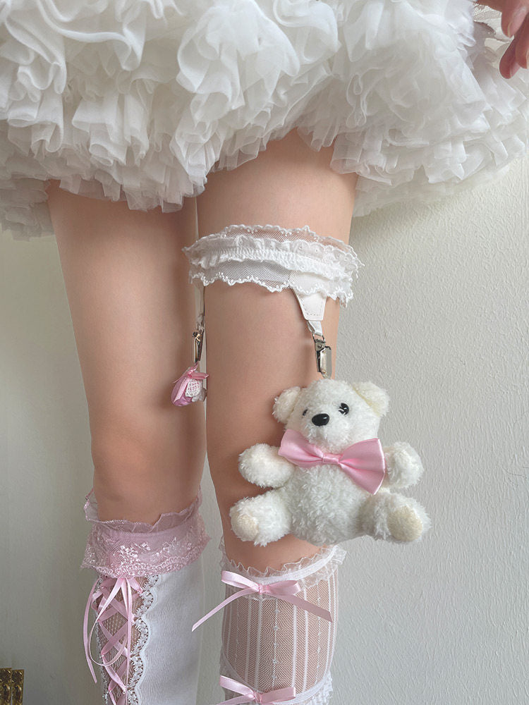Sock Noble - Y2K Layered Lolita Socks - Mid-calf socks