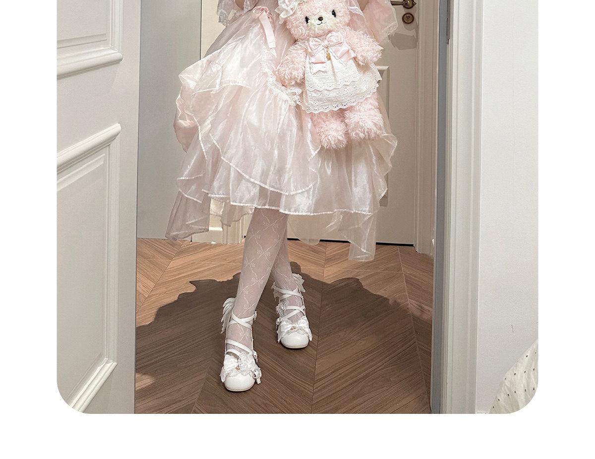 sheeppuff - Plush Rabbit Doll Lace Bag - Individually Selectable Lolita