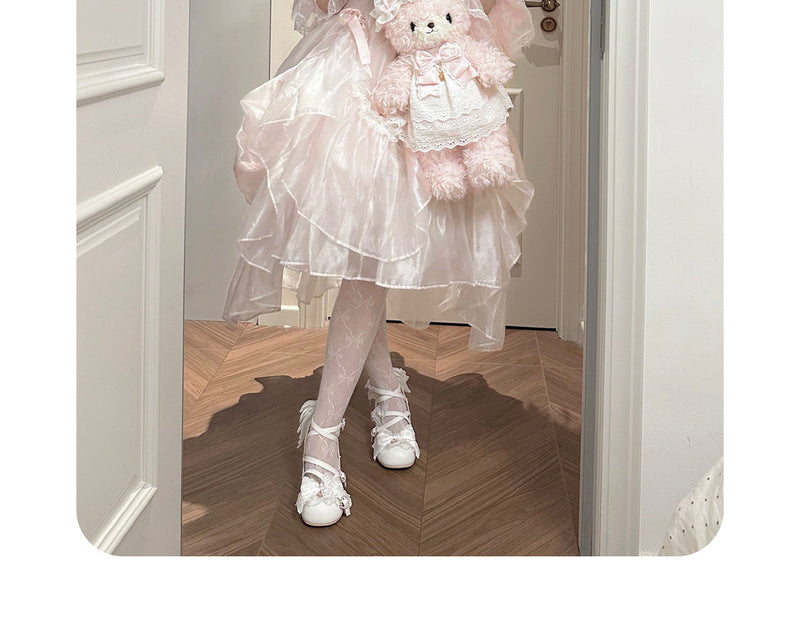 sheeppuff - Plush Rabbit Doll Lace Bag - Individually Selectable Lolita