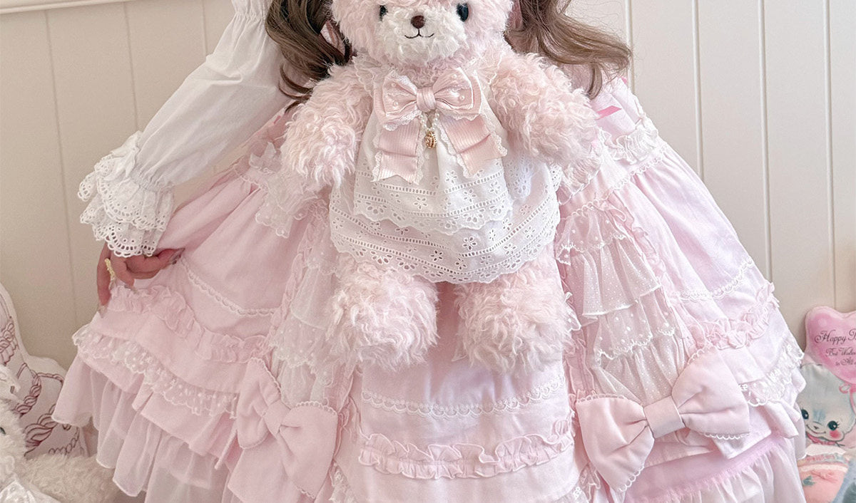 sheeppuff - Plush Rabbit Doll Lace Bag - Individually Selectable Lolita