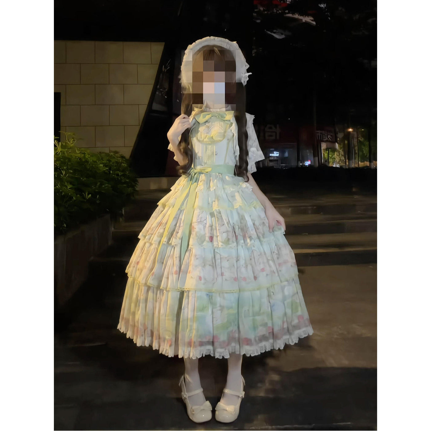 Creamy - Green Swan - JSK Dress Set