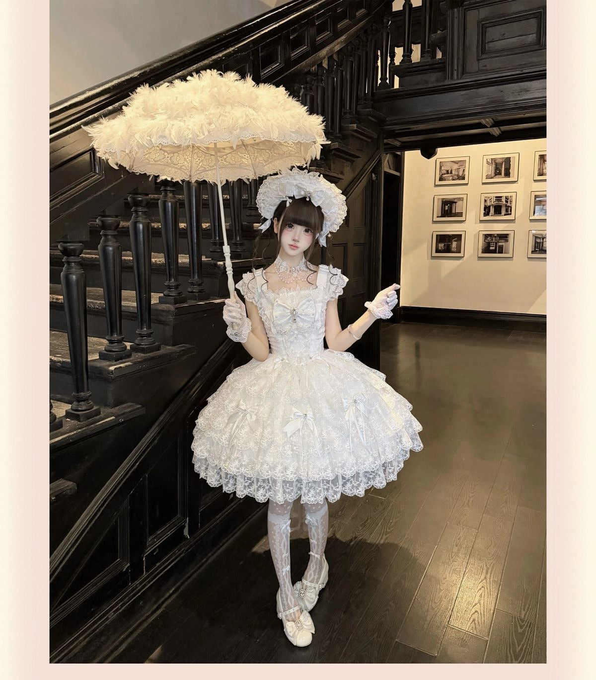 Confession Sweetheart - Light Feather Slumber - Tiered ruffle Sweet