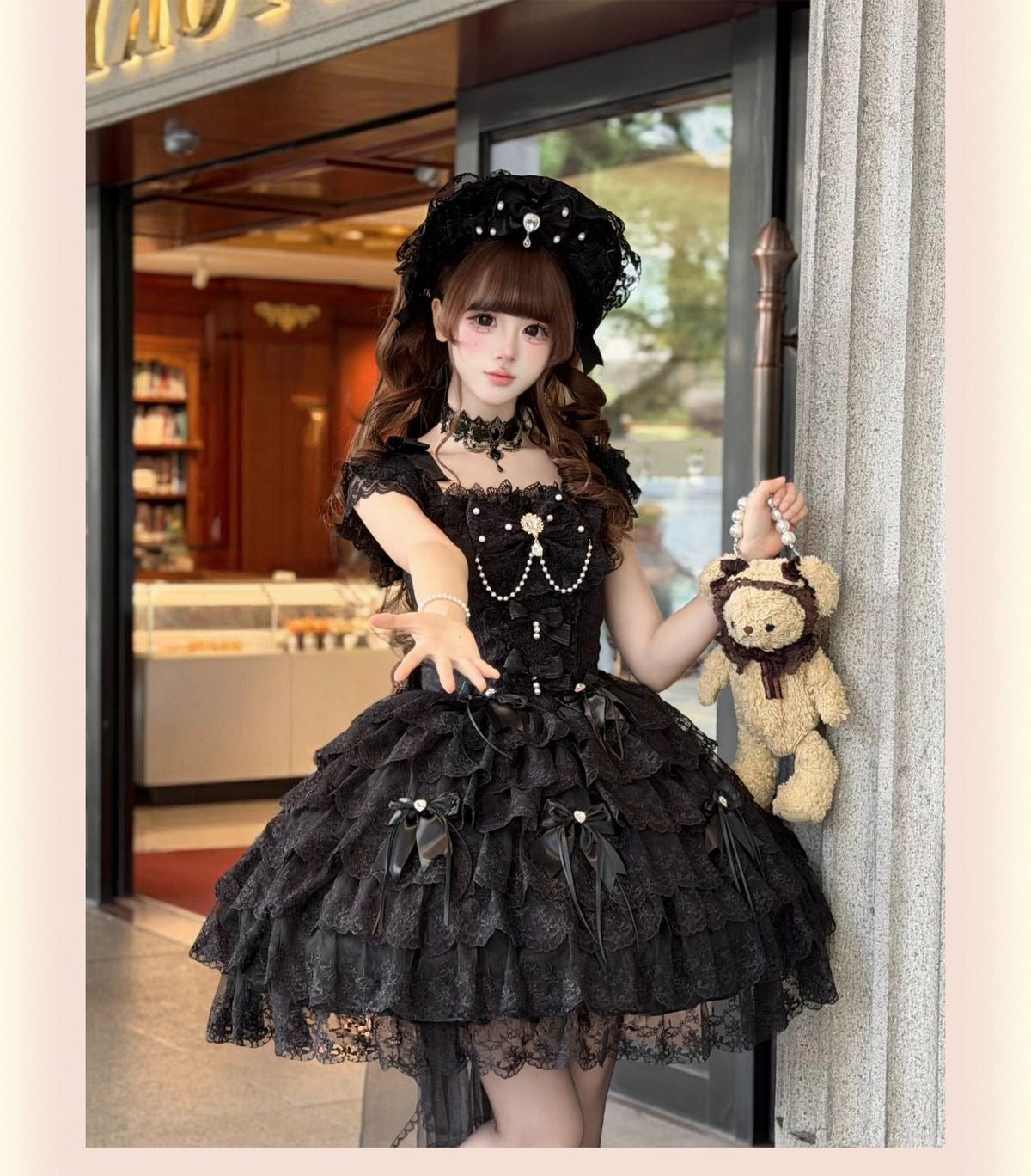 Confession Sweetheart - Light Feather Slumber - Tiered ruffle Sweet