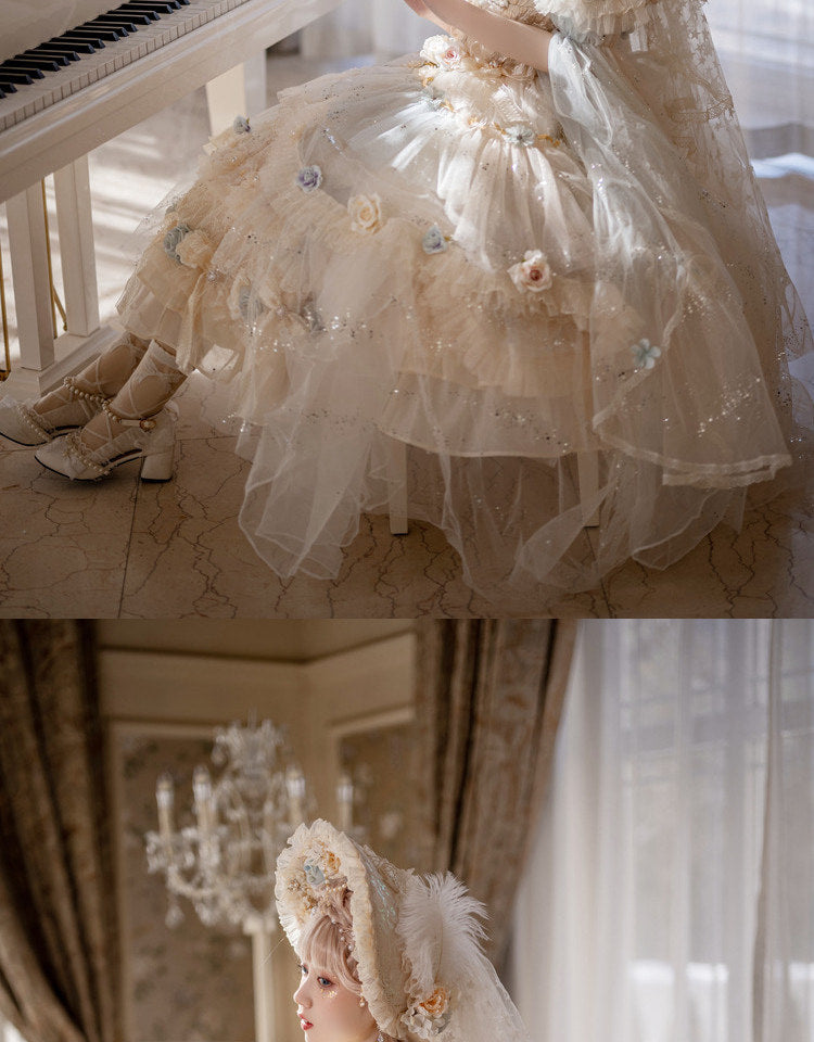 Cat Fairy - Spirit of the Flower God - Lolita jumper skirt (JSK)