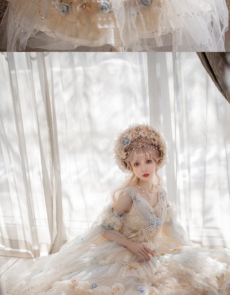 Cat Fairy - Spirit of the Flower God - Lolita jumper skirt (JSK)