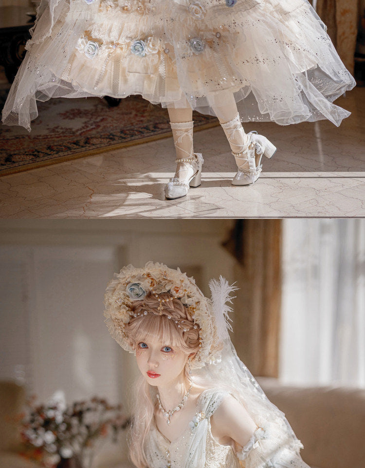 Cat Fairy - Spirit of the Flower God - Lolita jumper skirt (JSK)