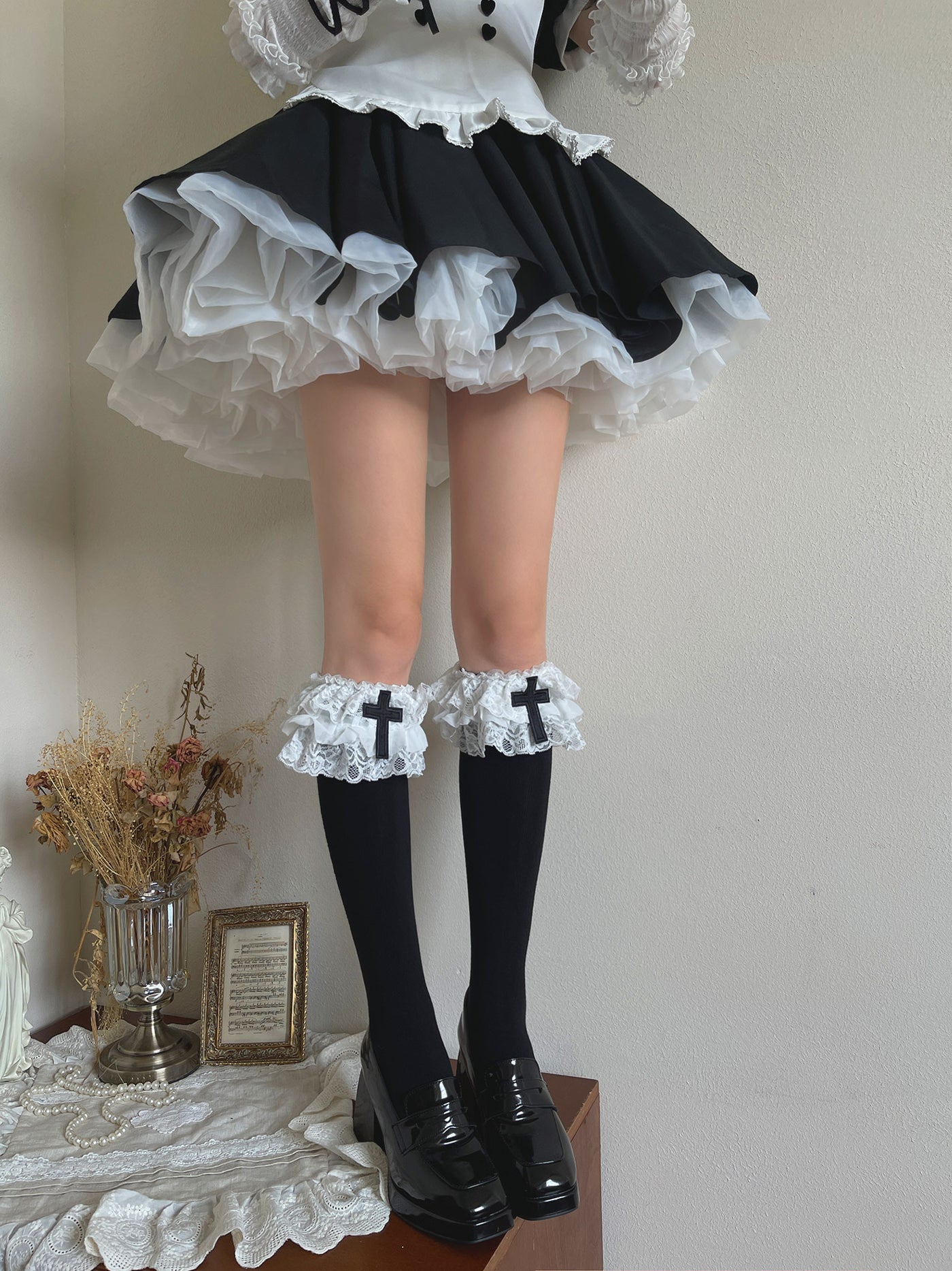 Sock Noble - Gothic Cross Lolita - Individually Selectable