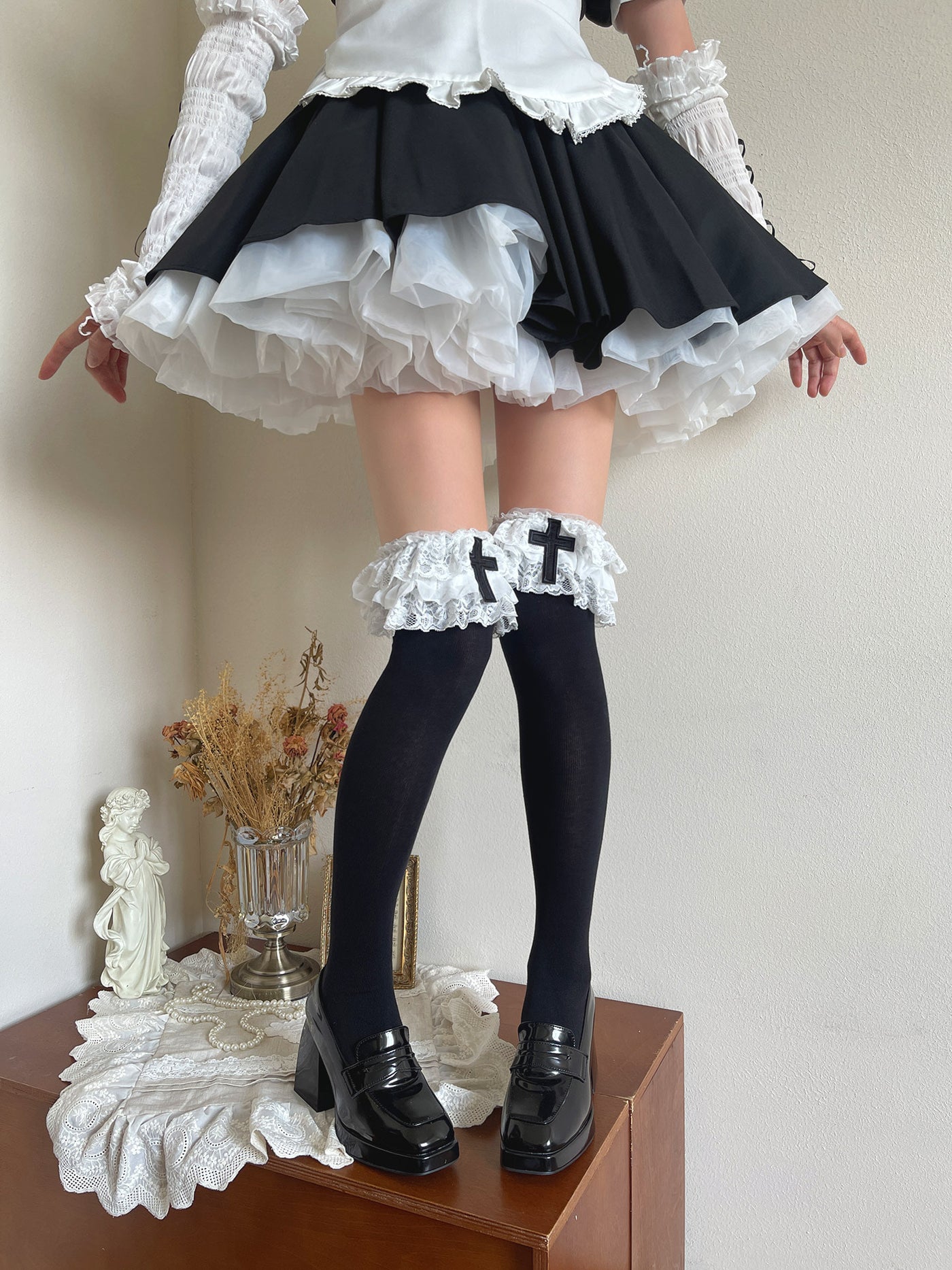 Sock Noble - Gothic Cross Lolita - Individually Selectable