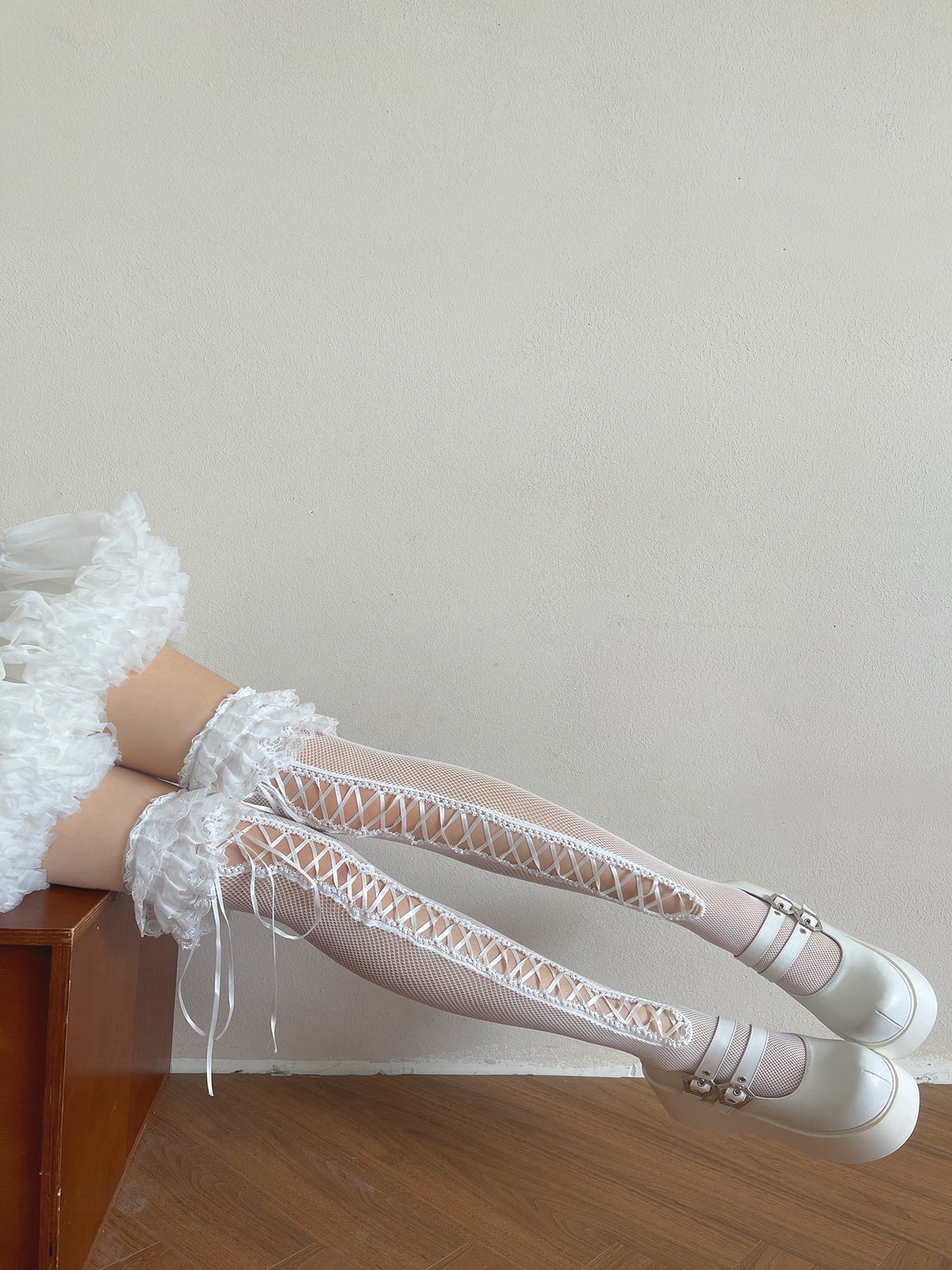 Sock Noble - Sweet Lolita Balletcore - Over-the-knee socks