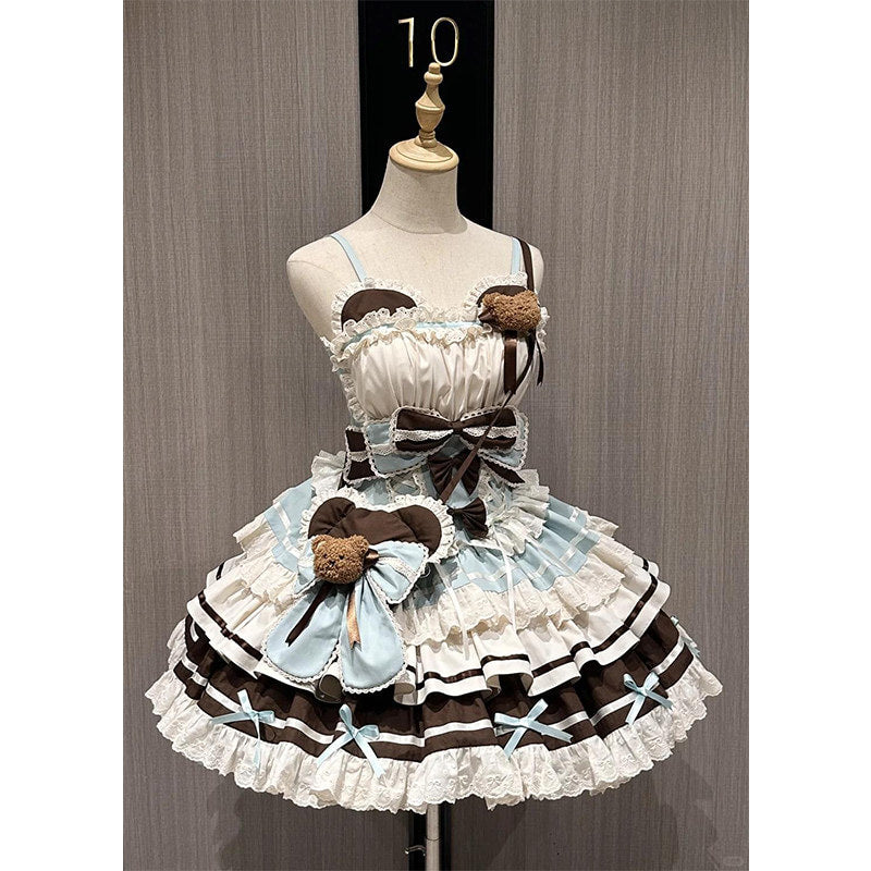 Creamy - First Love Bear - Tiered Dress Set