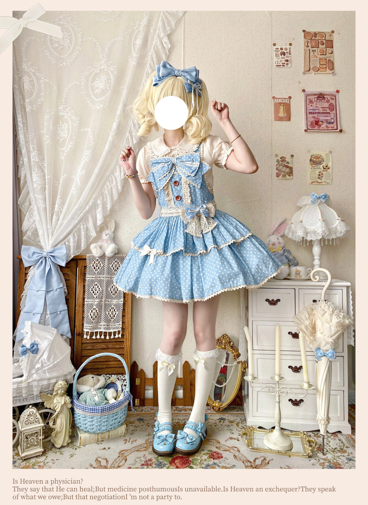 Qianmu Original - Polka Dot - JSK Dress
