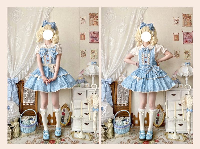 Qianmu Original - Polka Dot - JSK Dress