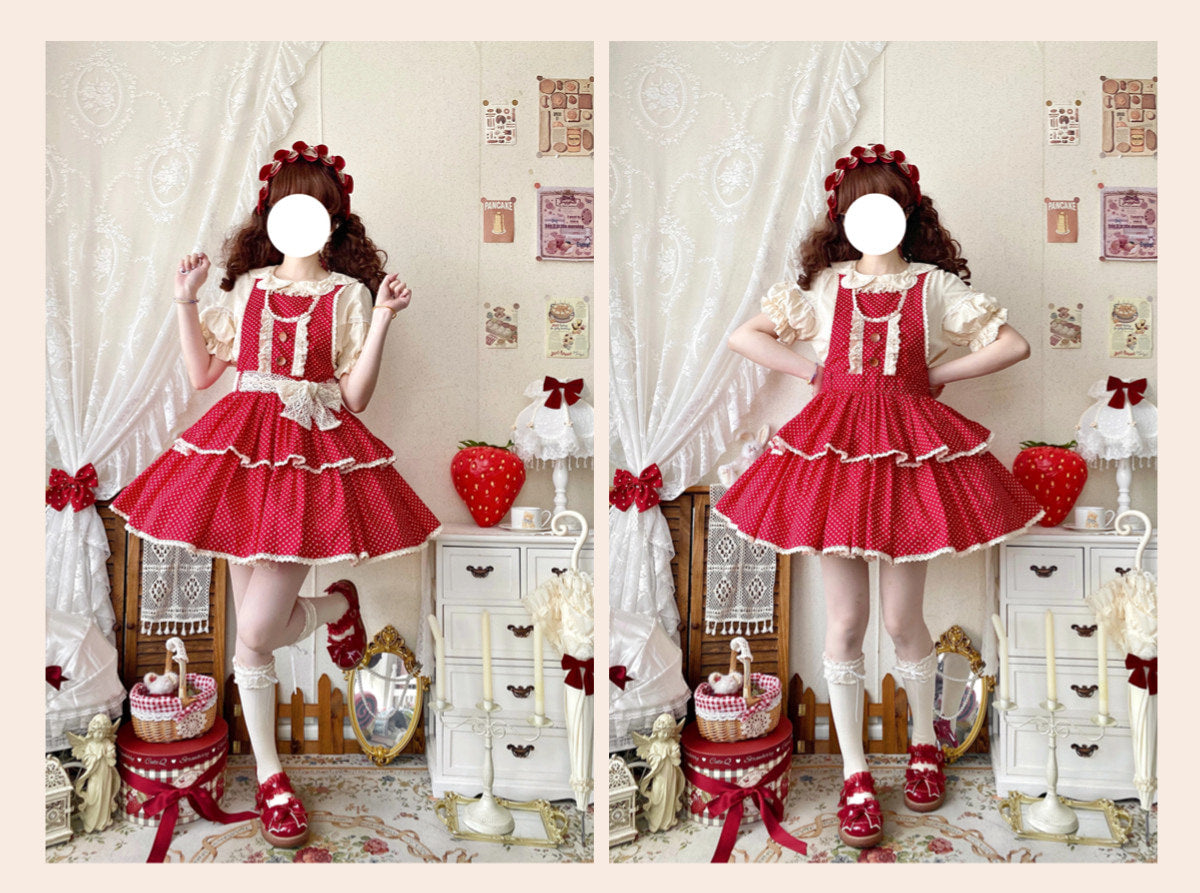 Qianmu Original - Polka Dot - JSK Dress