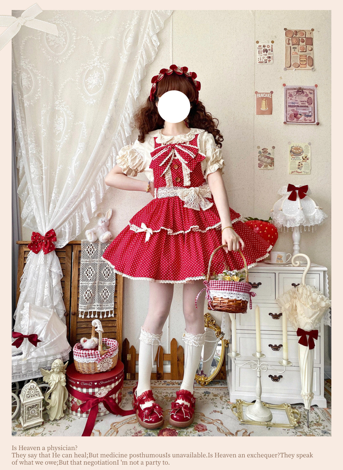 Qianmu Original - Polka Dot - JSK Dress