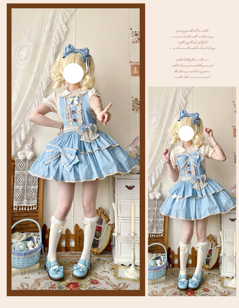 Qianmu Original - Polka Dot - JSK Dress