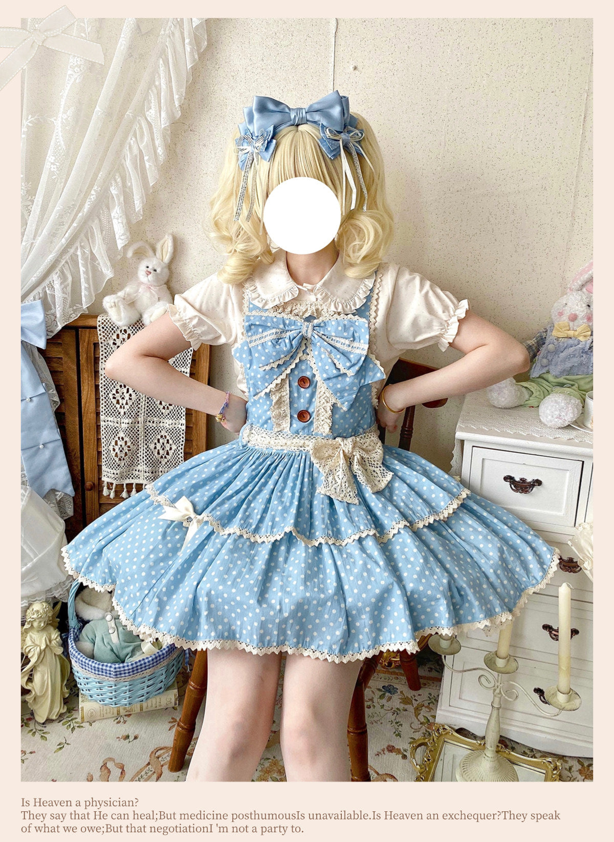 Qianmu Original - Polka Dot - JSK Dress