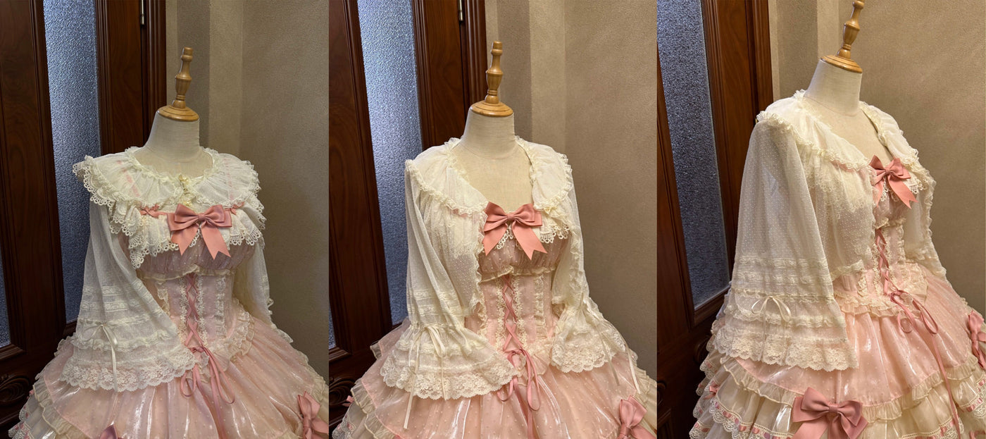Star Fantasy - Summer Quartet - Sweet lolita top with ruffled high neck