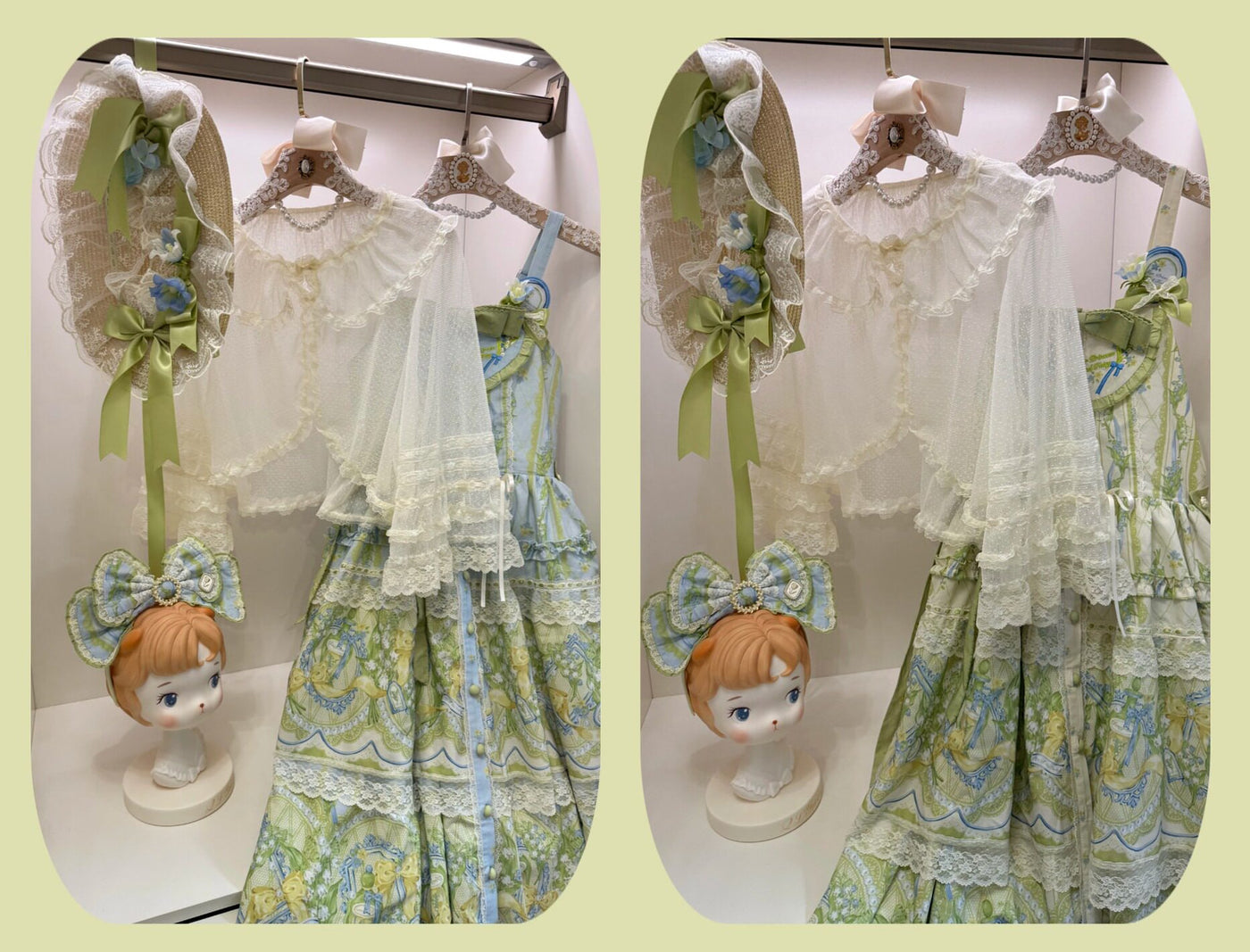 Star Fantasy - Summer Quartet - Sweet lolita top with ruffled high neck