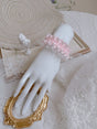 Bracelet en ruban de satin rose 1 pièce / Taille unique
