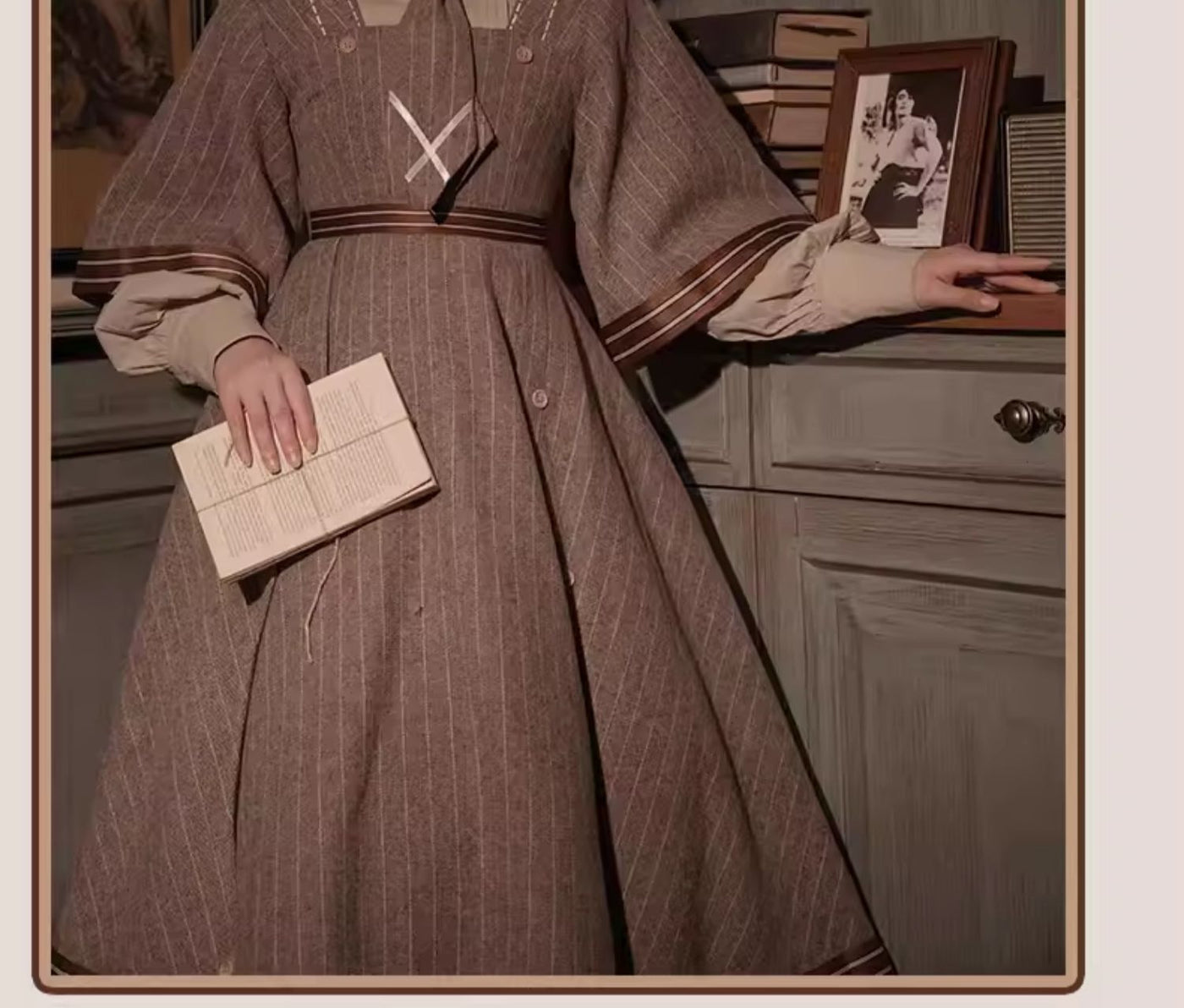 Baozi Pig - Detective Era - Classic Lolita wool one-piece dress