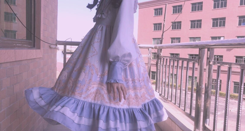 Tata Long Ear - Angel's Redemption - Angel Print OP Dress