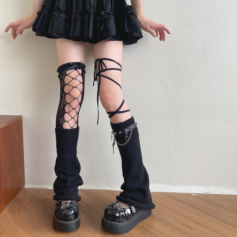 Sock Noble - Gothic Punk Lolita Leg Accessories - One size leg