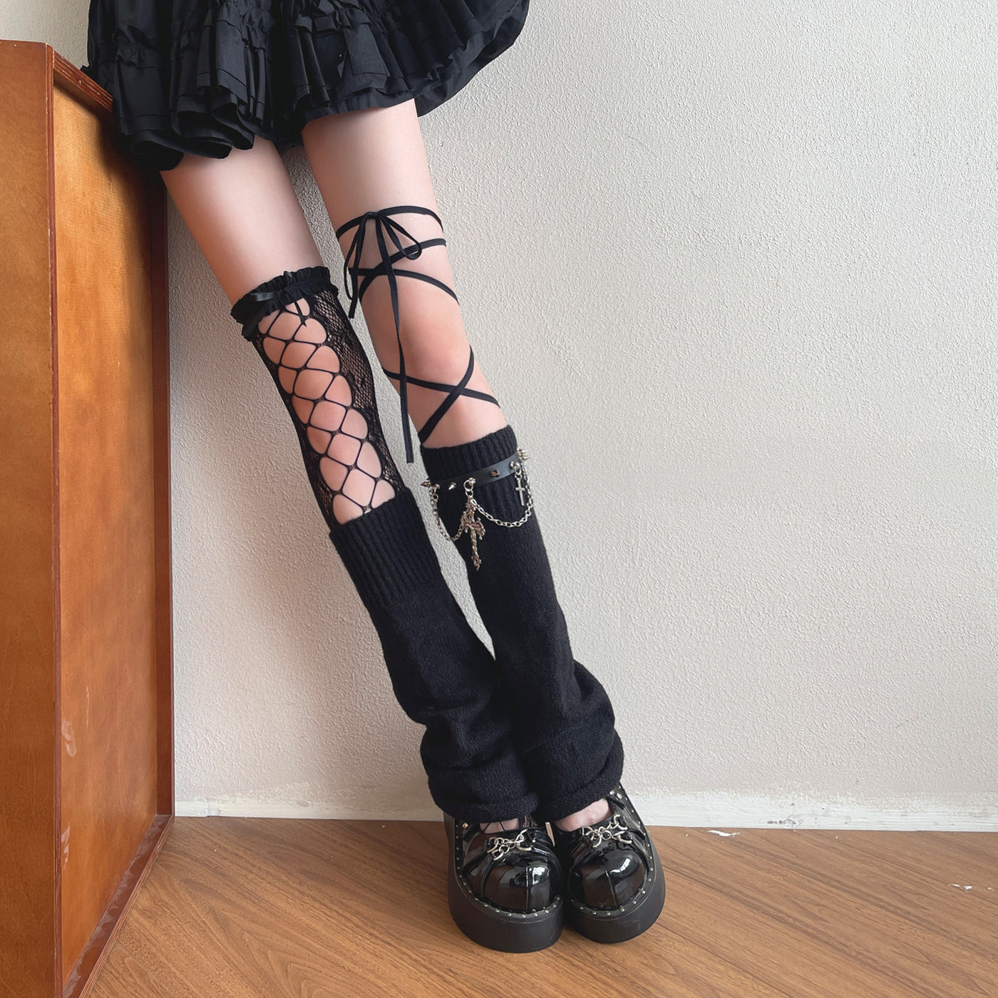 Sock Noble - Gothic Punk Lolita Leg Accessories - One size leg