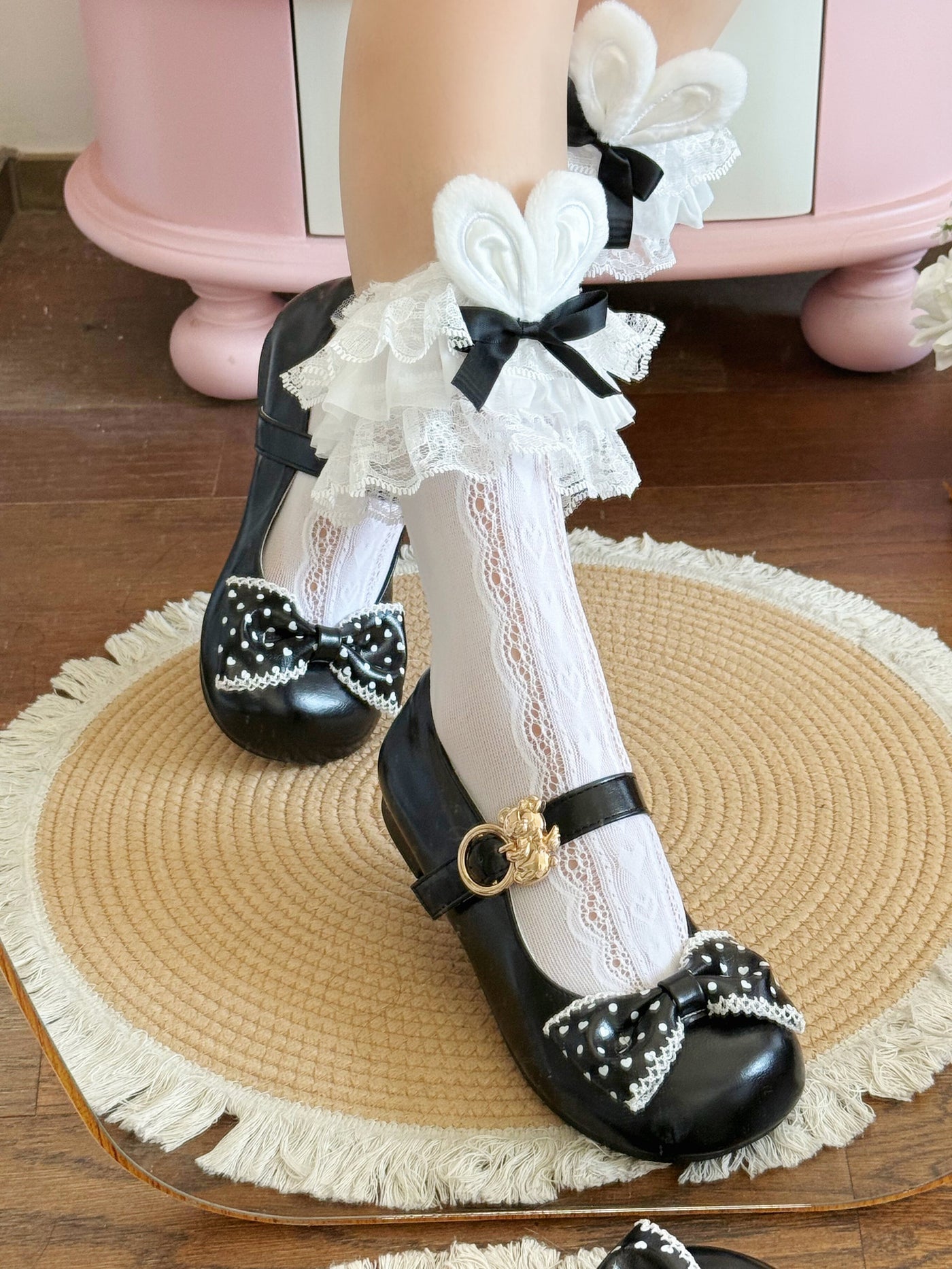 Fantasy Doll - Bunny Ear Socks - Mid-Calf