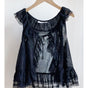 Black vest / S