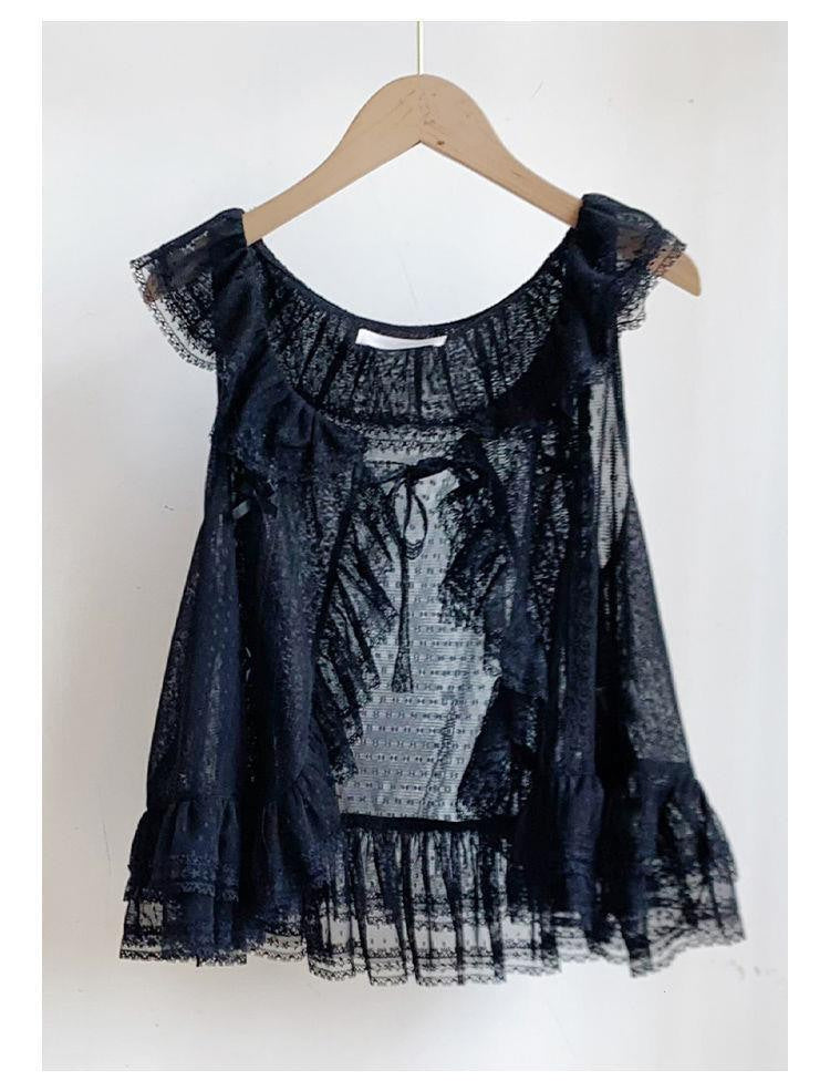 Sweetheart Dream Machine - Sweet Lolita Lace Vest - 4-color lightweight summer lace